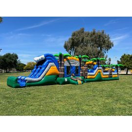 62 ft tropical obstacle combo Dry (sku i543)
