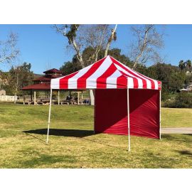 10x10 Red Canopy with Walls in San Diego