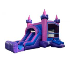 3 in 1 Dual Lane Pink Castle Combo (sku C302)