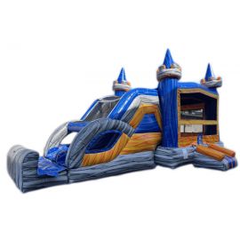 Large Dual Lane Castle Jumper Combo (sku C303)