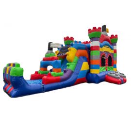 4 in 1 Large Mega Block Dry Slide Combo (sku C318)
