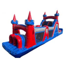 50 ft Castle Tower Dry Obstacle Course (sku i534)