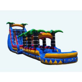 60 ft Dual Lane Tropical Inferno Slip & Slide (sku WS312)